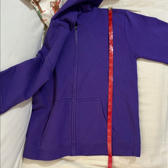 HANES PURPLE ZIP HOODIE ~ 💜 - Picture 5 of 5